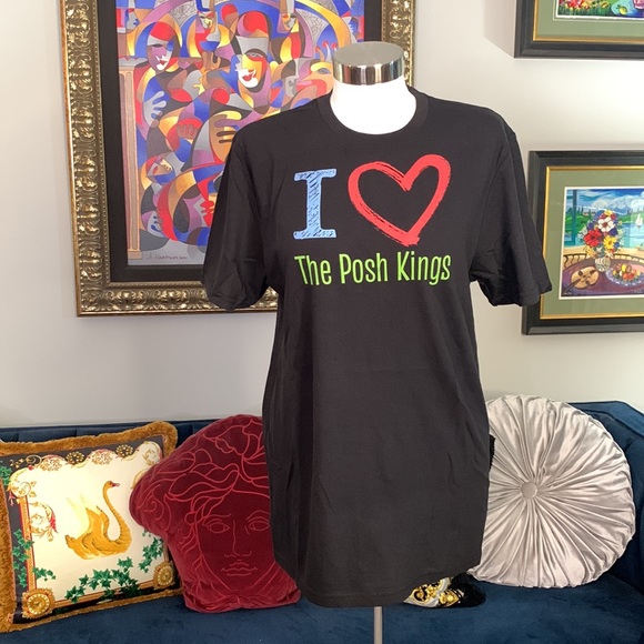THE POSH KINGS NEW “I ❤️ THE POSH KINGS” UNISEX T-SHIRT - Picture 3 of 4